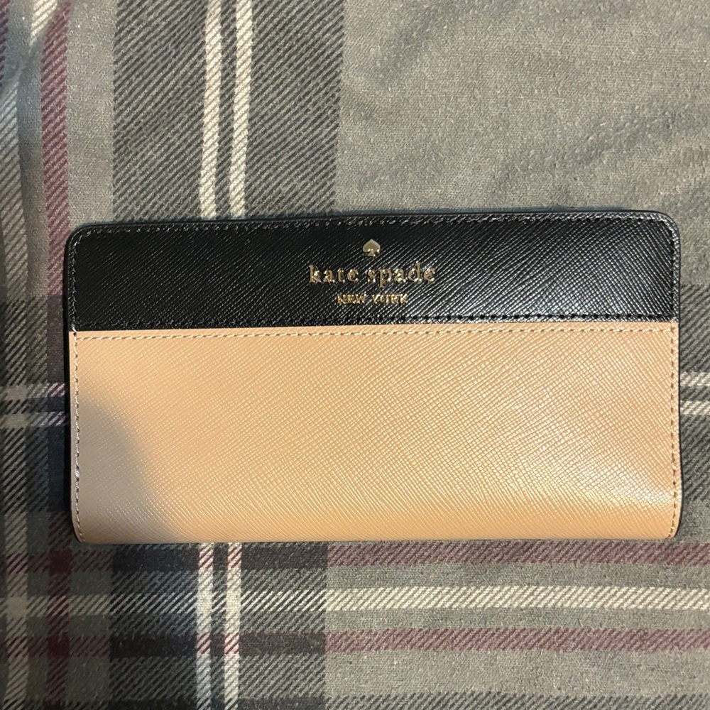 Kate Spade Black Bifold Wallet